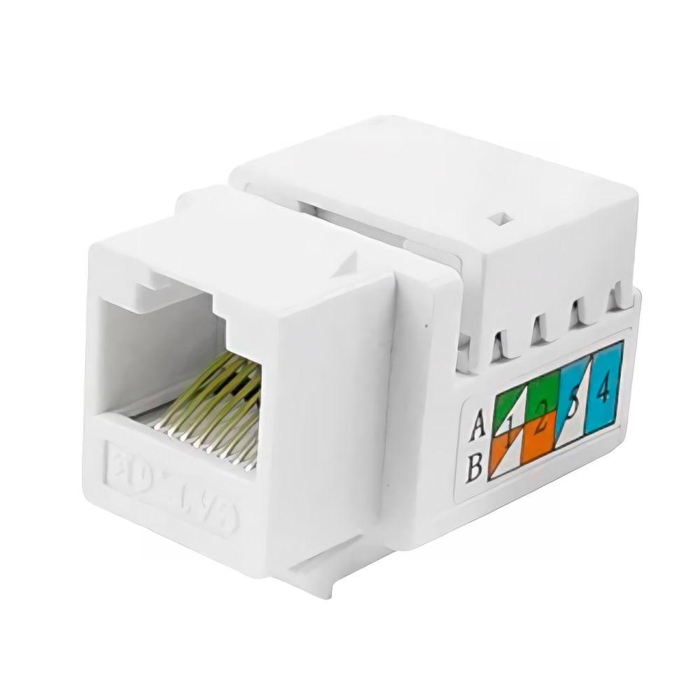 Keystone Rj45 Cat5e Branco
